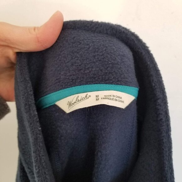 Woolrich Super Soft Teddy Fleece Zip Up Jacket Med - Picture 3 of 6